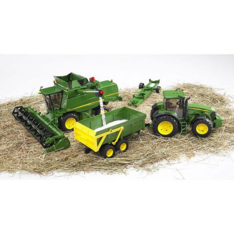 BRUDER - COMBINA AGRICOLA JOHN DEERE T670i - poza 1