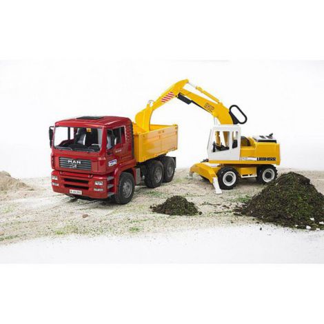 BRUDER - EXCAVATOR LIEBHERR - poza 2
