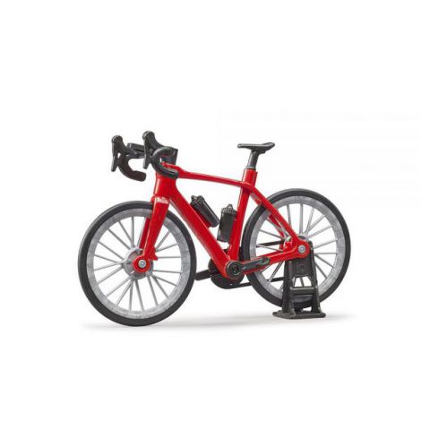 BRUDER - FIGURINA CICLIST CU BICICLETA DE CURSE - poza 1