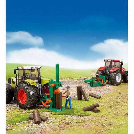BRUDER - FIGURINA MUNCITOR FORESTIER CU ACCESORII - poza 1