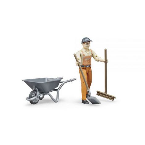 BRUDER - FIGURINA MUNCITOR MUNICIPAL - poza 2