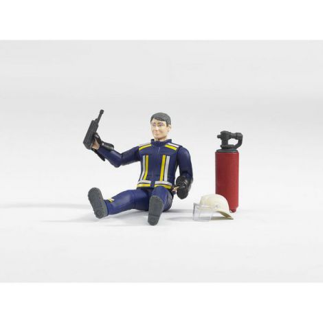 BRUDER - FIGURINA POMPIER CU ACCESORII - poza 2