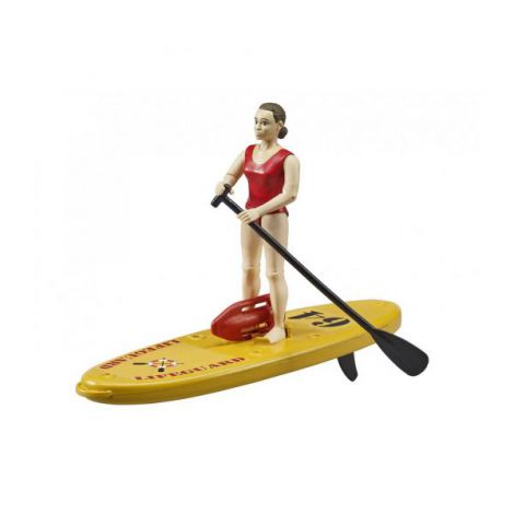 Bruder - figurina salvamar cu caiac 62785 Bruder - poza 3