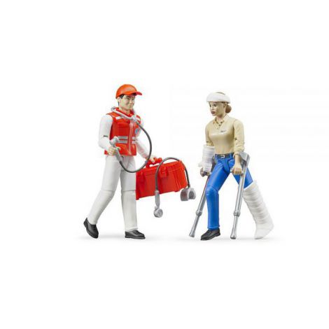 BRUDER - FIGURINE ASISTENTI AMBULANTA SI ACCESORII - poza 1