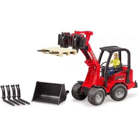 BRUDER - INCARCATOR COMPACT SCHAFFER 2034 CU FIGURINA SI ACCESORII - poza 1