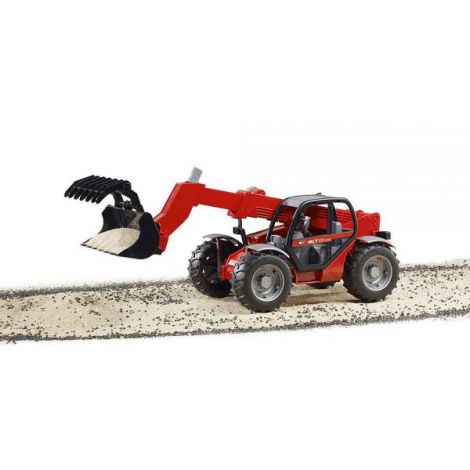 BRUDER - INCARCATOR TELESCOPIC MANITOU MLT 633 - poza 2