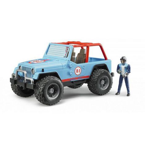 BRUDER - JEEP CROSS COUNTRY DE CURSE ALBASTRU - poza 1