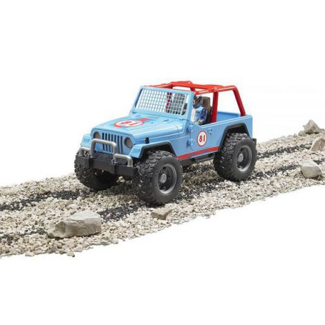 BRUDER - JEEP CROSS COUNTRY DE CURSE ALBASTRU - poza 2