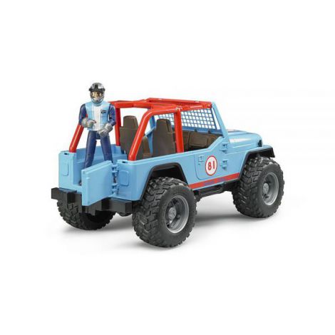 BRUDER - JEEP CROSS COUNTRY DE CURSE ALBASTRU - poza 5