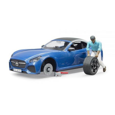 BRUDER - MASINA ROADSTER CU SOFER - poza 2