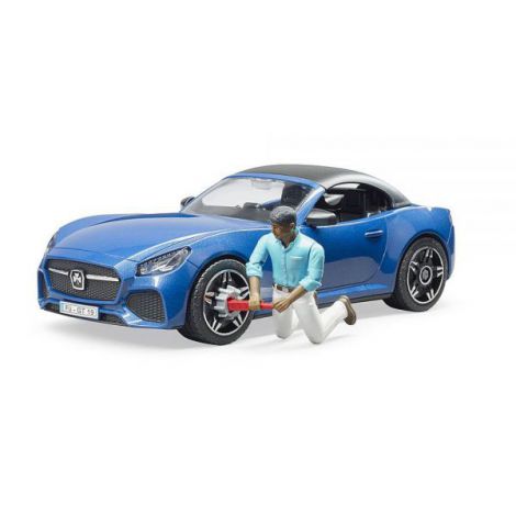 BRUDER - MASINA ROADSTER CU SOFER - poza 3