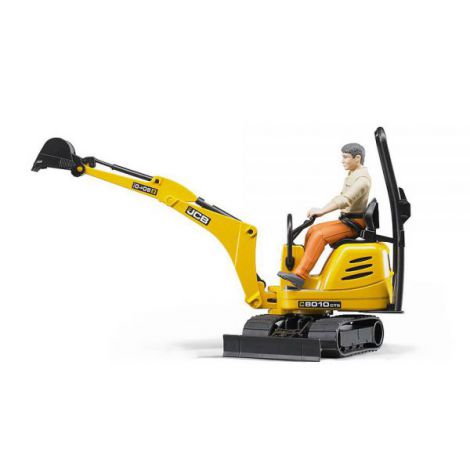 BRUDER - MICRO EXCAVATOR JCB 8010 CTS SI MUNCITOR - poza 1