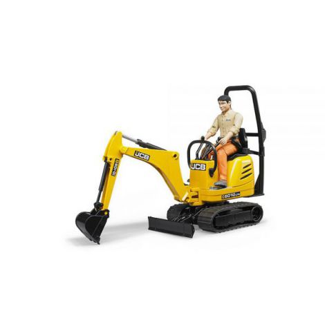 BRUDER - MICRO EXCAVATOR JCB 8010 CTS SI MUNCITOR - poza 3