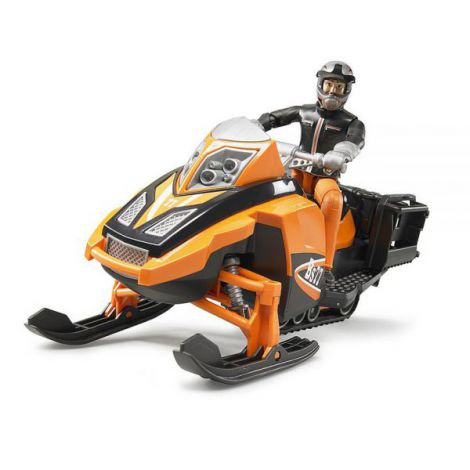 BRUDER - SNOWMOBIL CU SOFER SI ACCESORII - poza 1