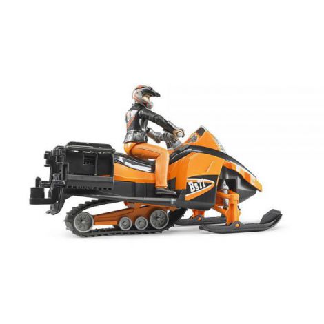BRUDER - SNOWMOBIL CU SOFER SI ACCESORII - poza 3