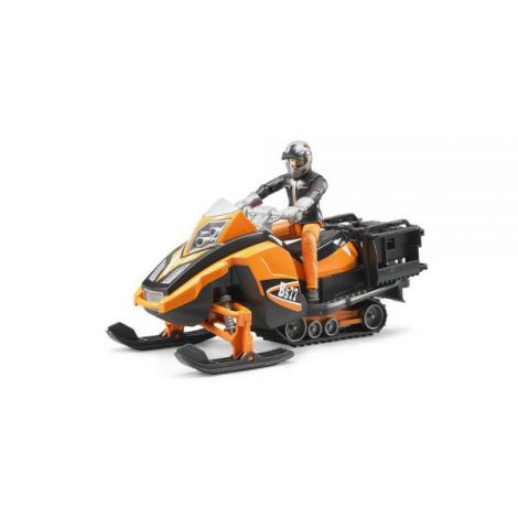 BRUDER - SNOWMOBIL CU SOFER SI ACCESORII - poza 4