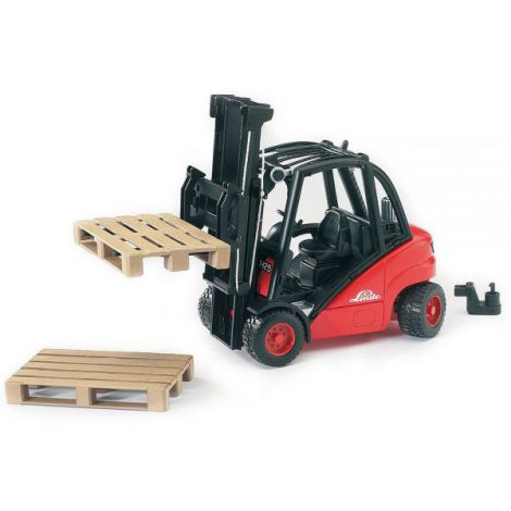 BRUDER - STIVUITOR LINDE H30D CU 2 PALETI - poza 1