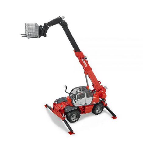 BRUDER - STIVUITOR TELESCOPIC CU ACCESORII MANITOU MRT 2150 - poza 4
