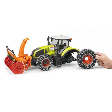 BRUDER - TRACTOR CLAAS AXION 950 CU LANTURI SI FREZA DE ZAPADA - poza 3