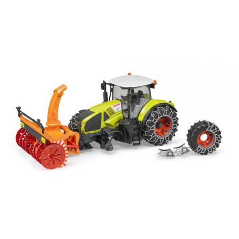 BRUDER - TRACTOR CLAAS AXION 950 CU LANTURI SI FREZA DE ZAPADA - poza 4