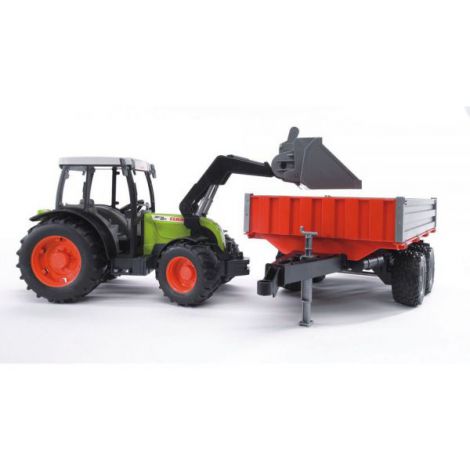 BRUDER - TRACTOR CLAAS NECTIS 267 F CU REMORCA BASCULABILA - poza 2