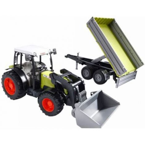 BRUDER - TRACTOR CLAAS NECTIS 267 F CU REMORCA BASCULABILA - poza 3