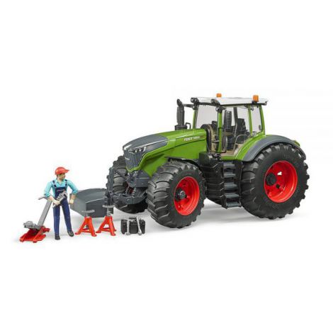 BRUDER - TRACTOR FENDT 1050 VARIO CU MECANIC SI ECHIPAMENT - poza 1