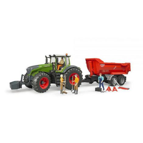 BRUDER - TRACTOR FENDT 1050 VARIO CU MECANIC SI ECHIPAMENT - poza 2