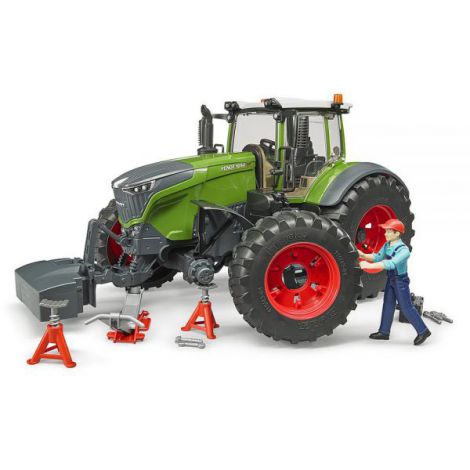 BRUDER - TRACTOR FENDT 1050 VARIO CU MECANIC SI ECHIPAMENT - poza 3