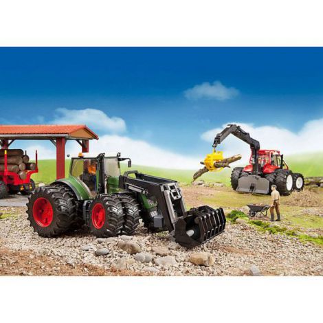 BRUDER - TRACTOR FENDT 936 VARIO CU INCARCATOR FRONTAL - poza 2