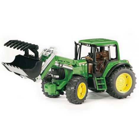 BRUDER - TRACTOR JOHN DEERE 6920 CU INCARCATOR FRONTAL - poza 5