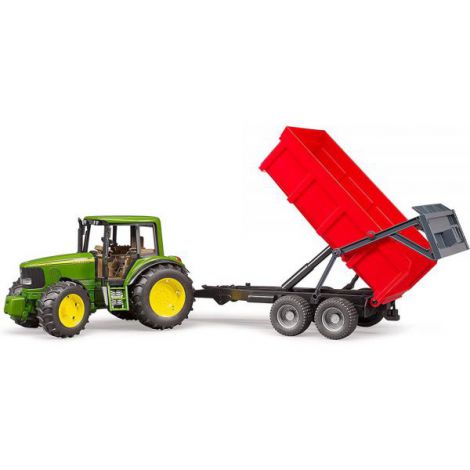 BRUDER - TRACTOR JOHN DEERE 6920 CU REMORCA BASCULABILA - poza 4