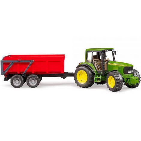 BRUDER - TRACTOR JOHN DEERE 6920 CU REMORCA BASCULABILA - poza 5