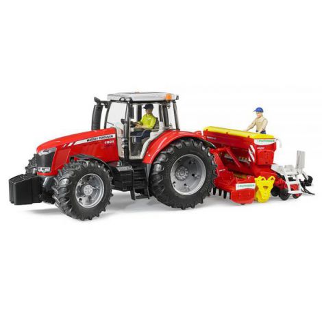 BRUDER - TRACTOR MASSEY FERGUSON 7624 - poza 2