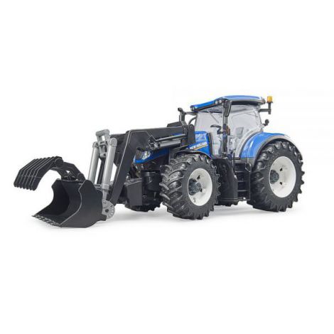 BRUDER - TRACTOR NEW HOLLAND T7.315 CU INCARCATOR FRONTAL - poza 4
