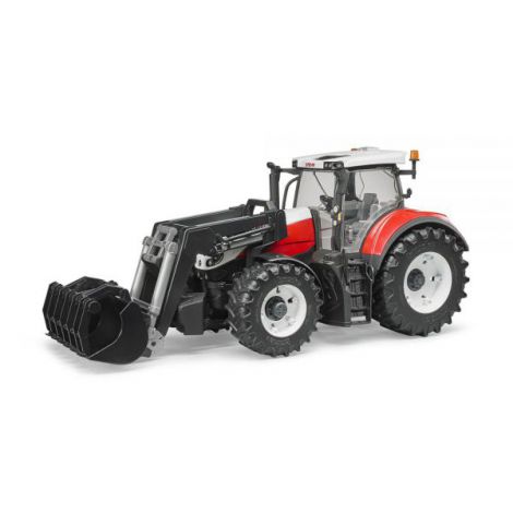 BRUDER - TRACTOR STEYR 6300 TERRUS CVT CU INCARCATOR FRONTAL - poza 1