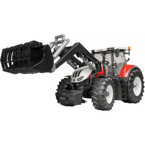 BRUDER - TRACTOR STEYR 6300 TERRUS CVT CU INCARCATOR FRONTAL - poza 2