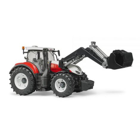 BRUDER - TRACTOR STEYR 6300 TERRUS CVT CU INCARCATOR FRONTAL - poza 4