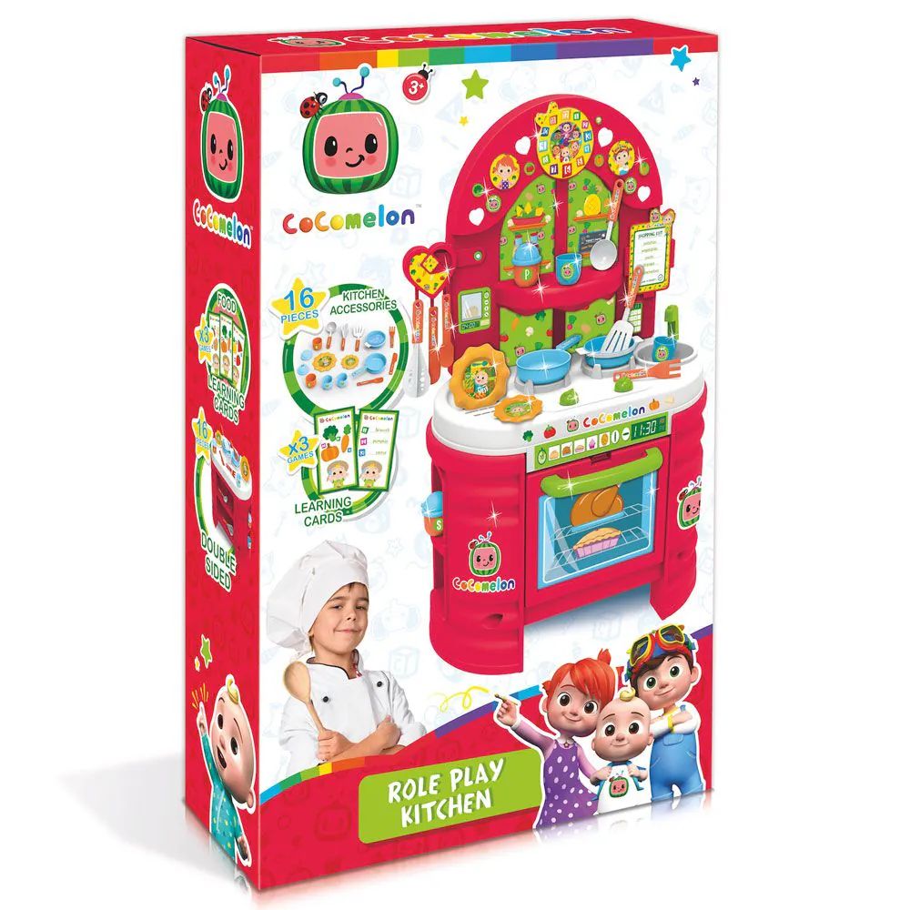 Bucatarie Cocomelon 16 piese 75 cm - poza 2