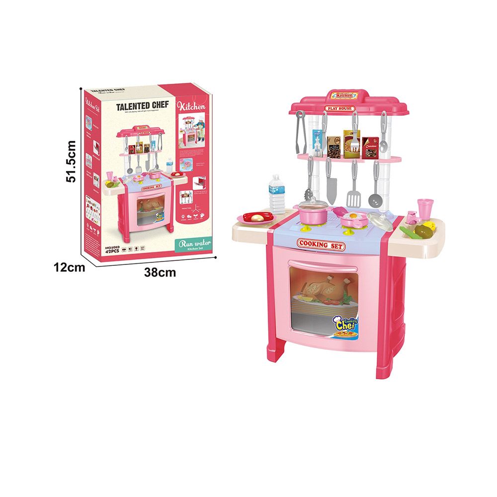 Bucatarie cu 42 accesorii Ocie Talented Chef Pink - poza 2