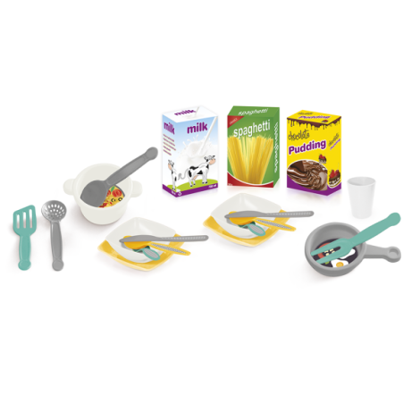 Bucatarie cu accesorii pentru copii pastel - poza 2