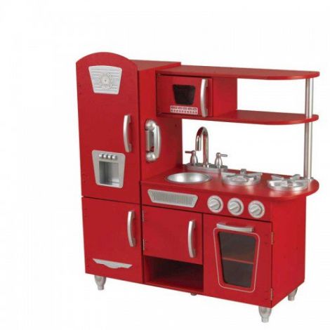 Bucatarie de jucarie din lemn Red Vintage - poza 1