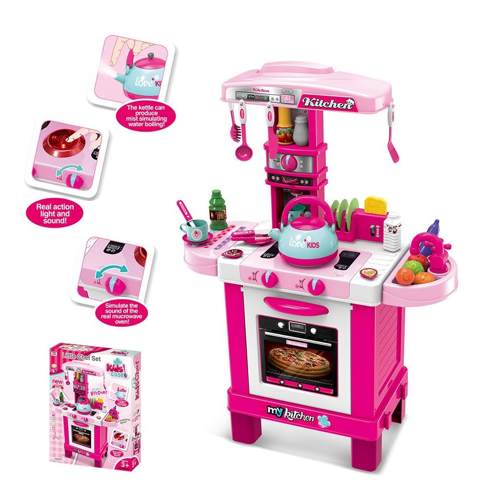 Bucatarie de jucarie Ocie pink ZY920095 - poza 2