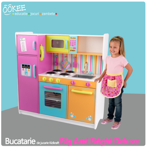 Bucatarie Kidkraft Big And Bright Deluxe - poza 5