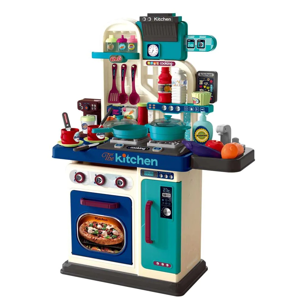 Bucatarie pentru copii Ocie The Chef 53 piese Verde 22x53x69 cm - poza 1