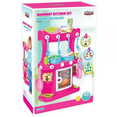 Bucatarie Pilsan Hamarat Kitchen Set pink - poza 3