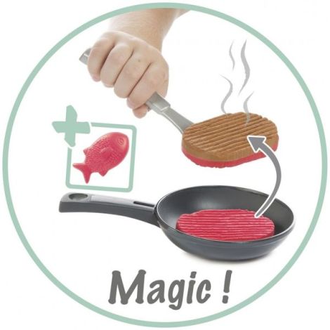 Bucatarie Smoby Cherry Kitchen cu 25 accesorii - poza 4