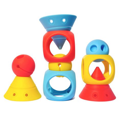 Building Genius - set senzorial de constructie (9 piese) - poza 1