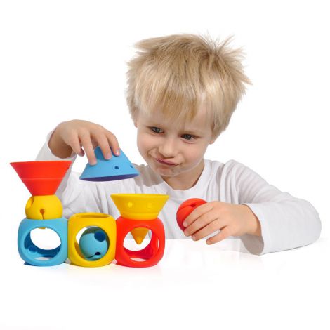 Building Genius - set senzorial de constructie (9 piese) - poza 2