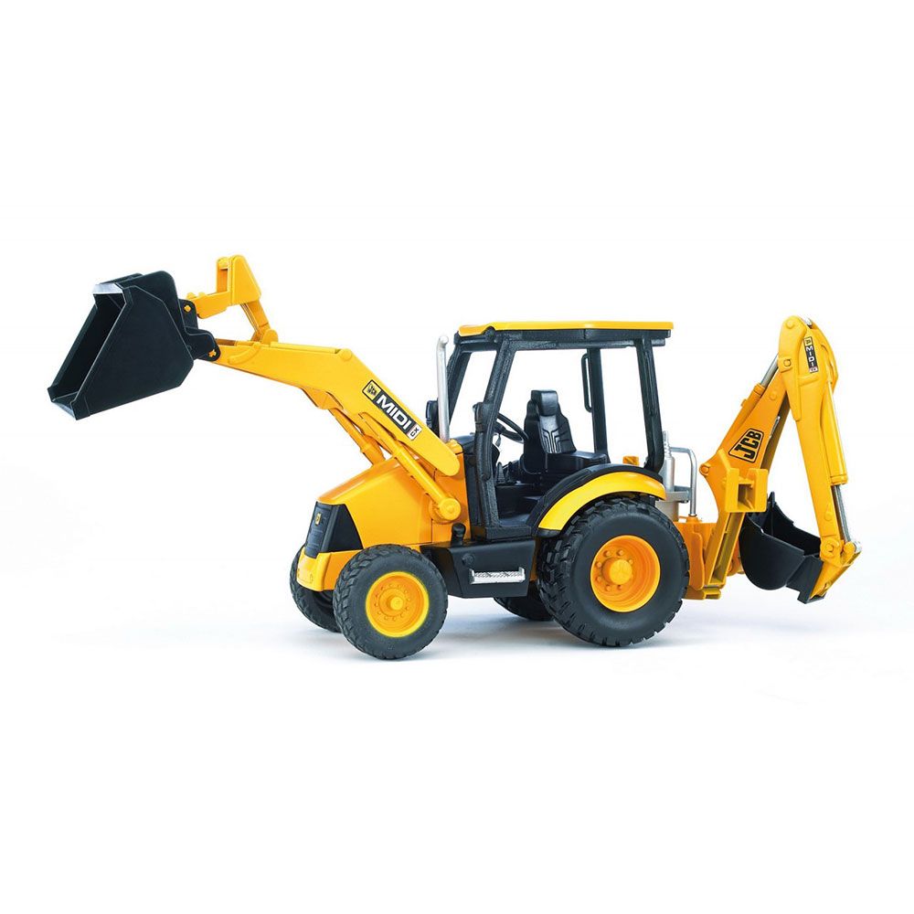 Buldoexcavator Bruder JCB Midi - poza 1